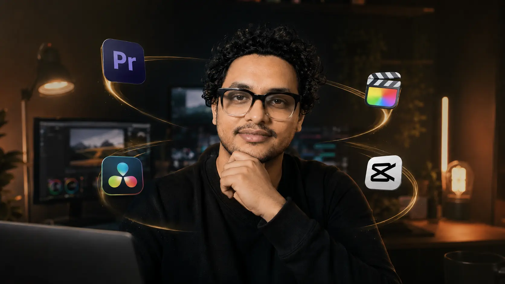 Ariyan Khan weighing Premiere Pro, DaVinci Resolve, Final Cut Pro, and CapCut